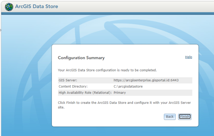 9 data store config summary