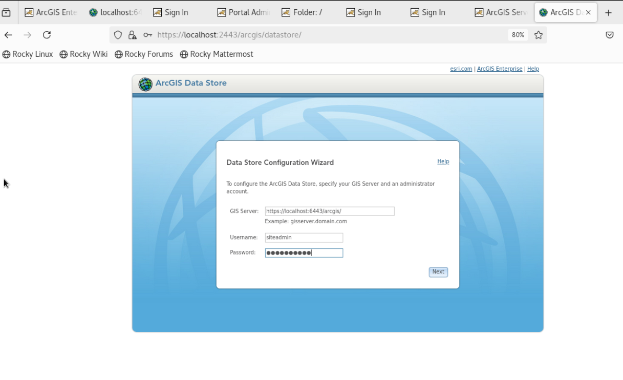 1.setelah proses install pada terminal selesai masuk ke datastore