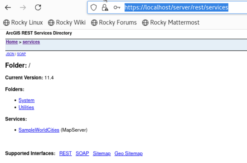 8.ini halamn url yang akan di input untuk service url