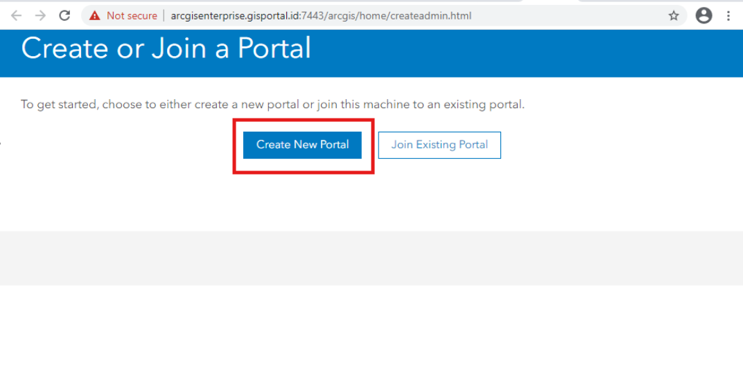 9 pada url arcgis portal klik create a new portal