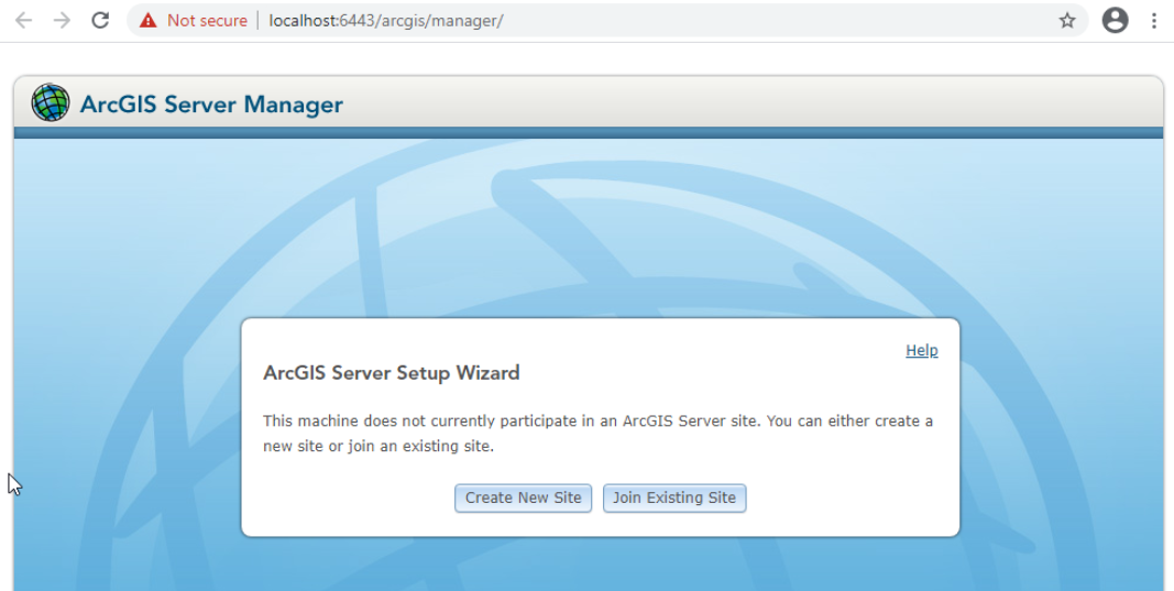 8 setelah input authorize berhasil,akan langsung diarahkan ke argis server manager untuk config,