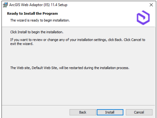 16 install server webadaptor