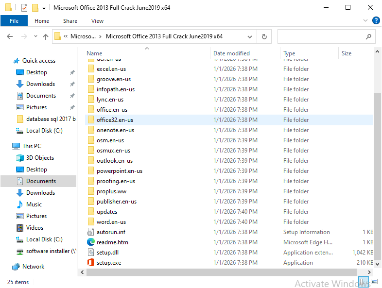 1 extratct dan run setup instal